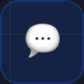 icon square speechbubble